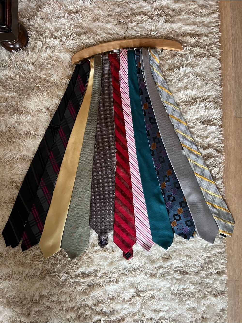 Assorted Men's Necktie Set of 11 Ties